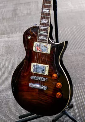 ESP Guitars - LTD EC-256FM - Dark Brown Sunburst 2